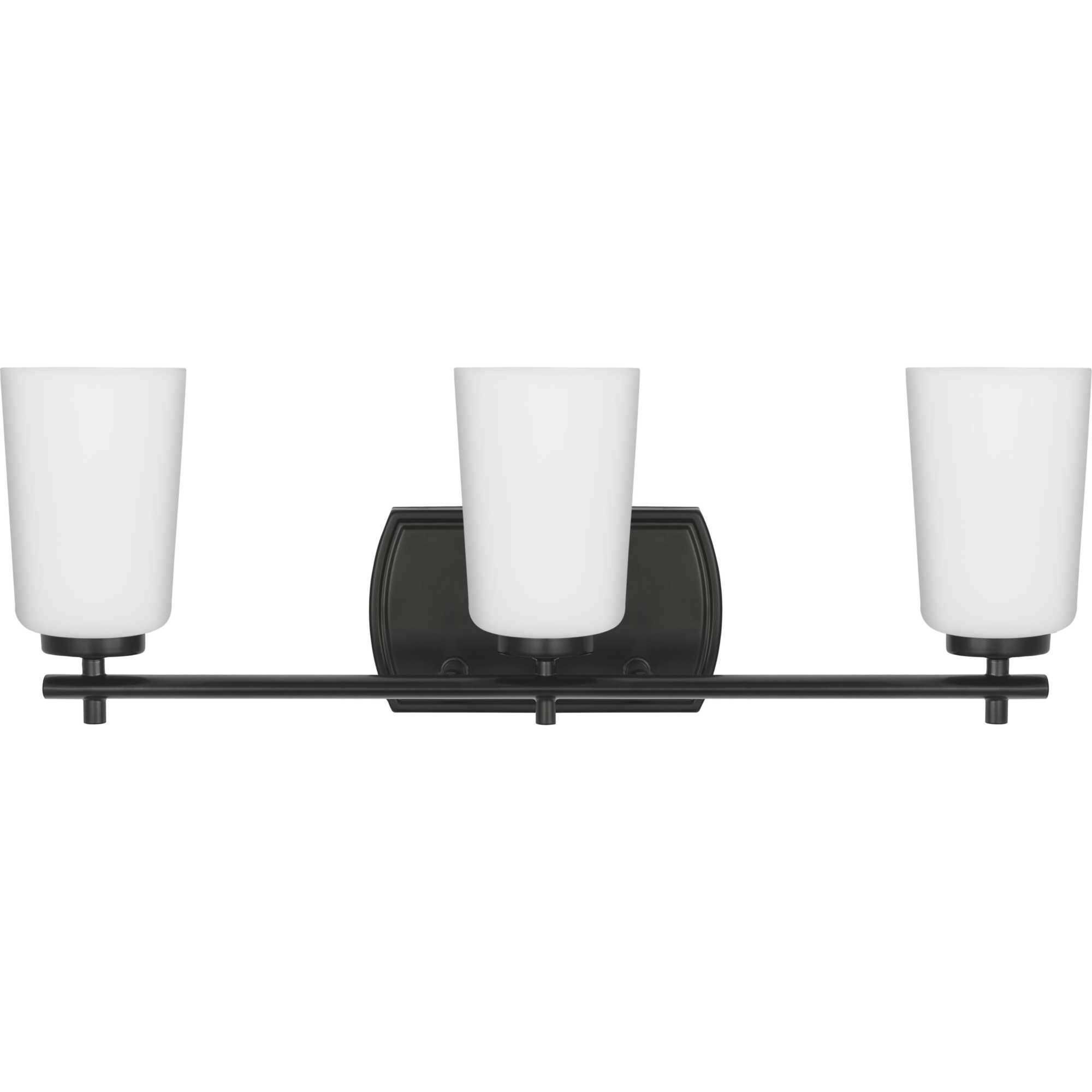 Adley 3 Light 23 inch Matte Black Bath Vanity Light Wall Light