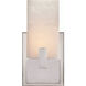 Kelly Wearstler Covet LED 5.5 inch Polished Nickel Short Clip Bath Sconce Wall Light