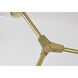 Canada 5 Light 23.6 inch Brass Chandelier Ceiling Light