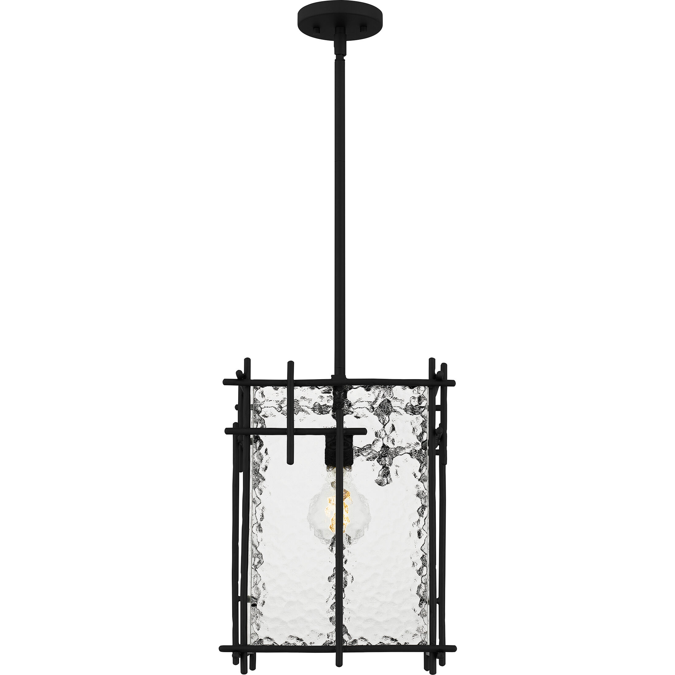 Daphne 1 Light 12.5 inch Matte Black Mini Pendant Ceiling Light