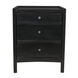 Hampton 31 X 24 inch Hand Rubbed Black Night Stand