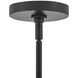 Axton LED 28 inch Black Chandelier Ceiling Light