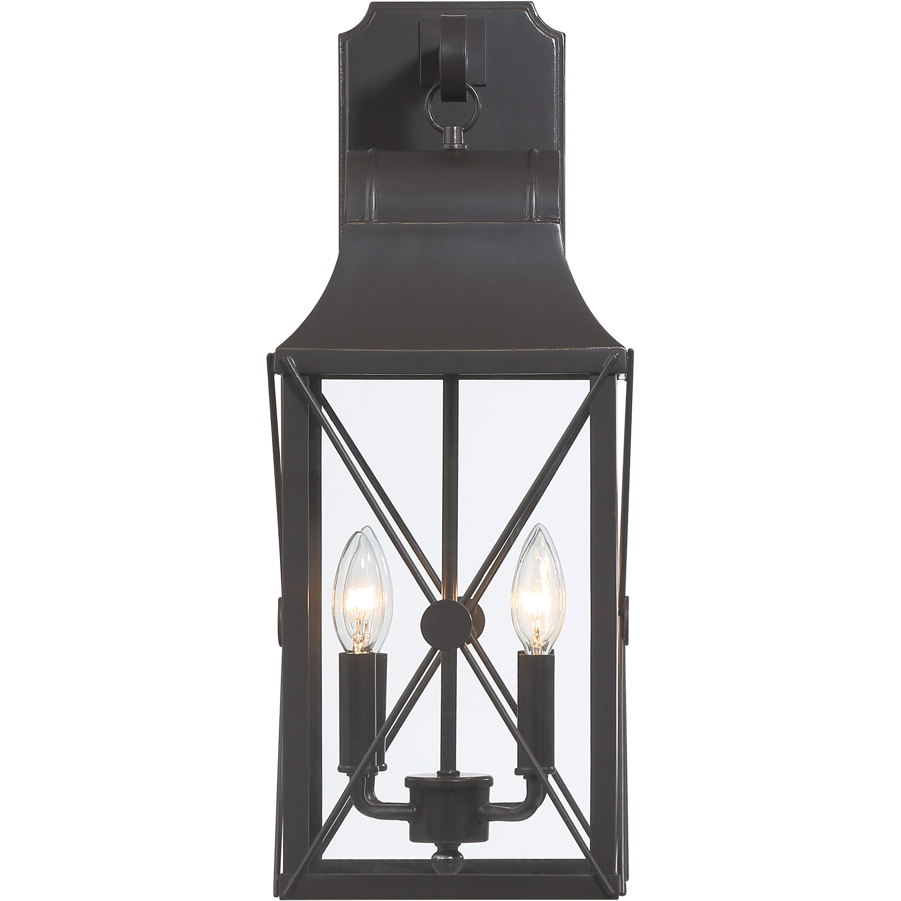 De Luz 4 Light 21 inch Oil Rubbed Bronze/Gold Outdoor Wall Mount, The Great Outdoors