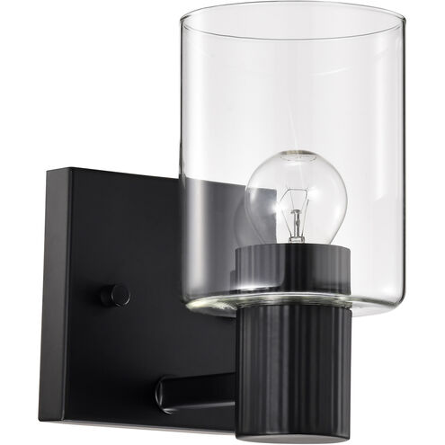 Clarksville 1 Light 4.5 inch Matte Black Vanity Light Wall Light