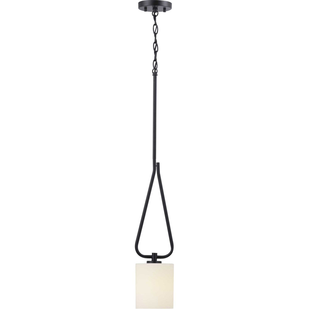 Tobin 1 Light 5.75 inch Matte Black Mini-Pendant Ceiling Light