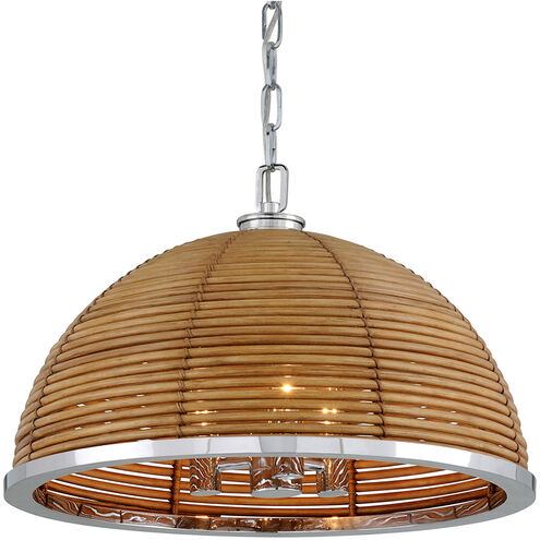 Carayes 3 Light 21 inch Stainless Steel Chandelier Ceiling Light