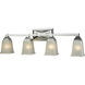 Sinclair 4 Light 30 inch Polished Chrome Vanity Light Wall Light