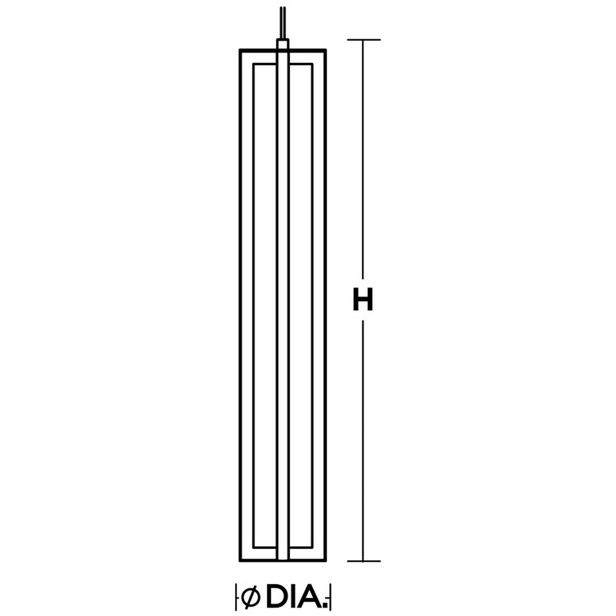 Cass LED 4 inch Gold Pendant Ceiling Light