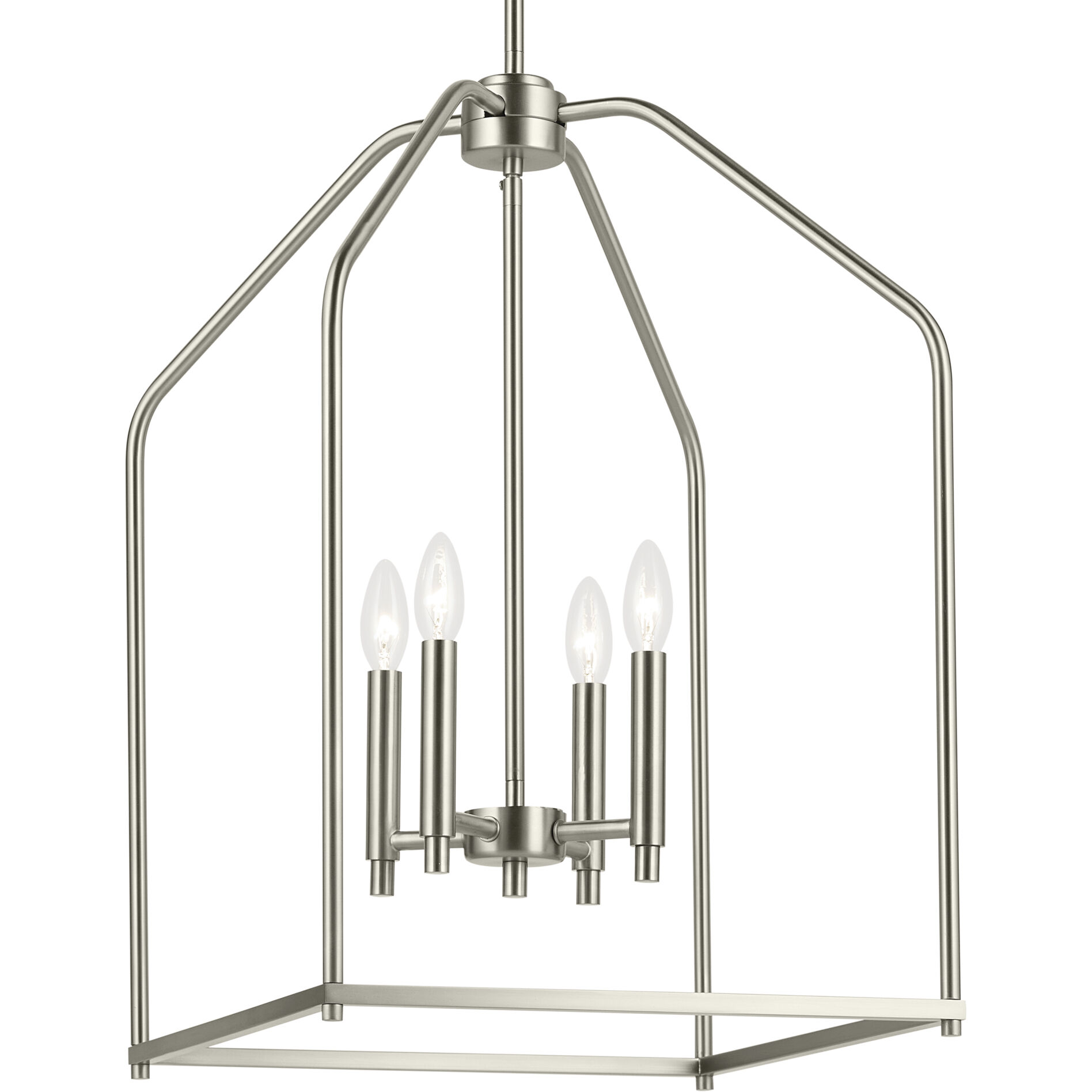 Madden 4 Light 16 inch Brushed Nickel Foyer Pendant Ceiling Light
