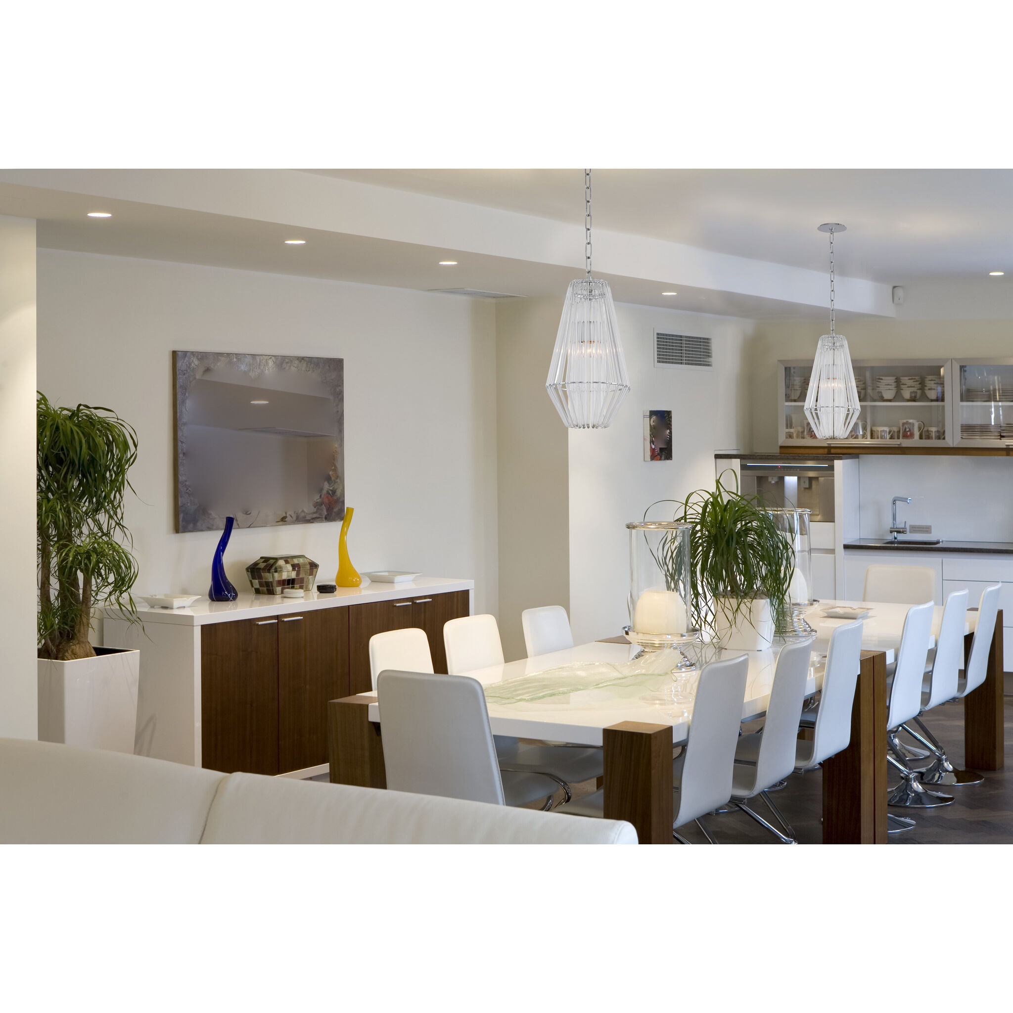 Taza 1 Light 9 inch Chrome Mini Pendant Ceiling Light