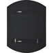 Tobermory 40 X 30 inch Matte Black and Clear Mirror