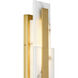 Esme 5 inch Brushed Gold Wall Sconce Wall Light