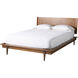 Grande Brown Wood Bed in King/CA King