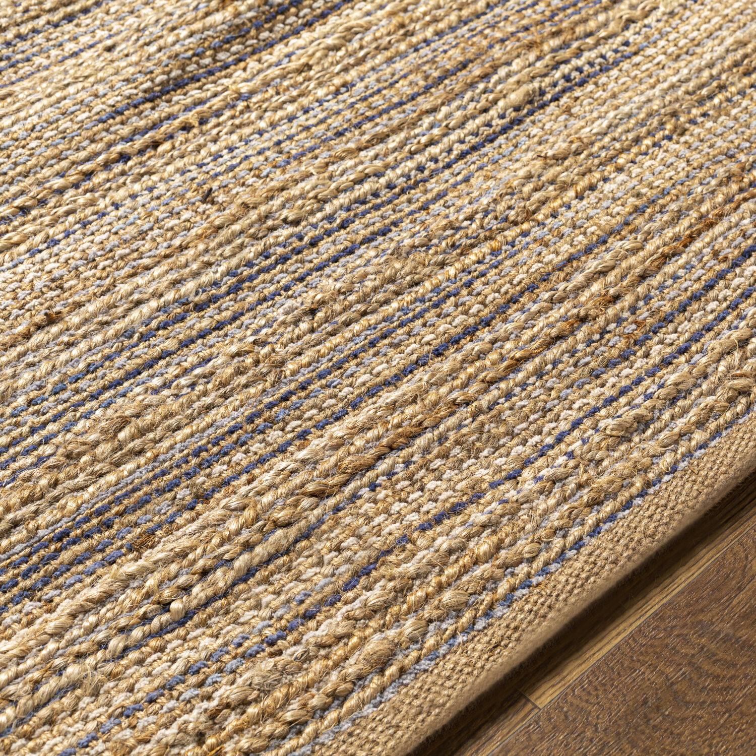 Bali 90 X 60 inch Blue Rug in 5 x 8, Rectangle