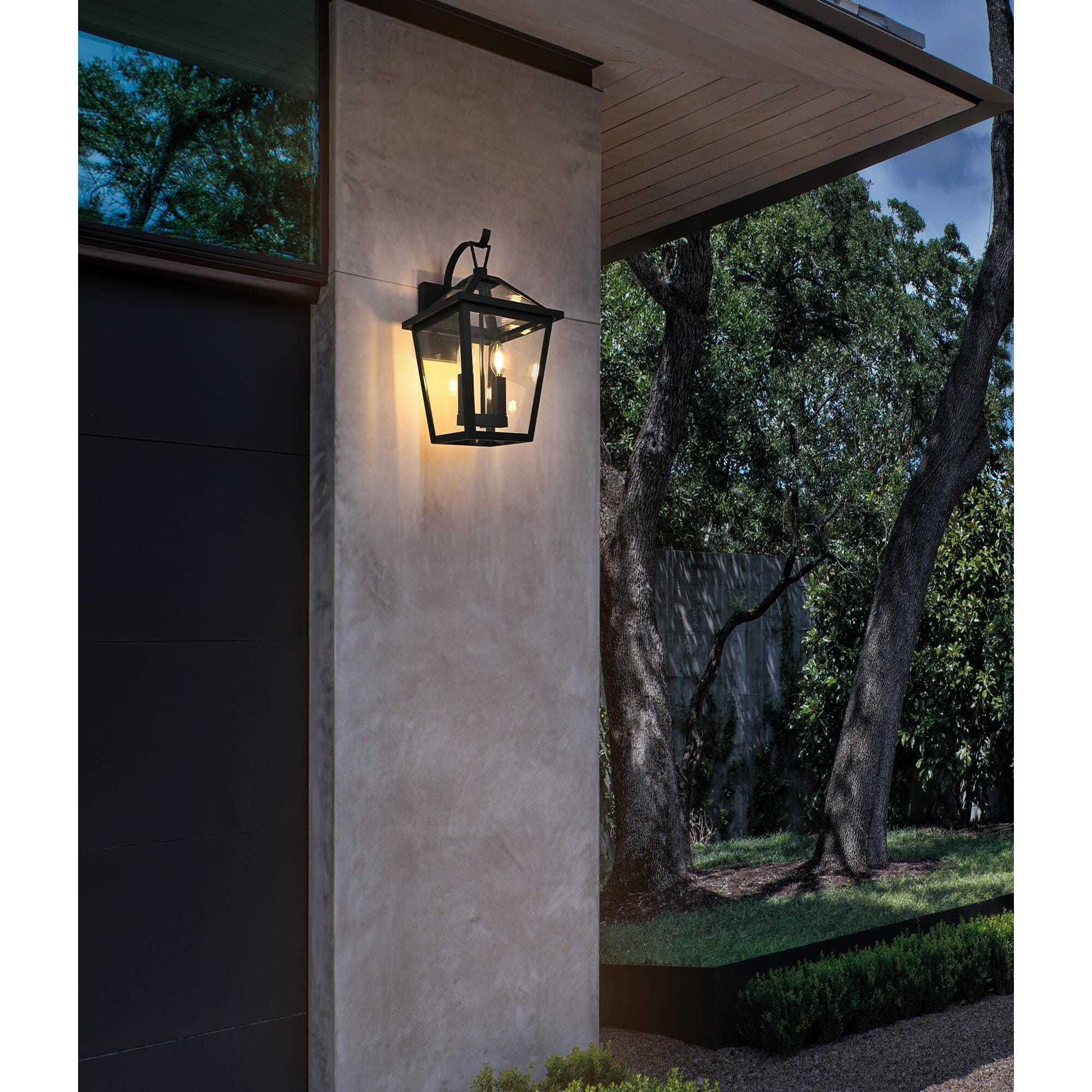 Frankford 2 Light 20 inch Black Outdoor Wall Sconce