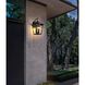 Frankford 2 Light 20 inch Black Outdoor Wall Sconce
