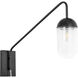 Kace 1 Light 5 inch Black Wall sconce Wall Light