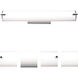 Tube LED 25 inch Brushed Steel Vanity Light Wall Light