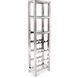 Graves 74.75 X 19.75 inch Silver Bar Etagere