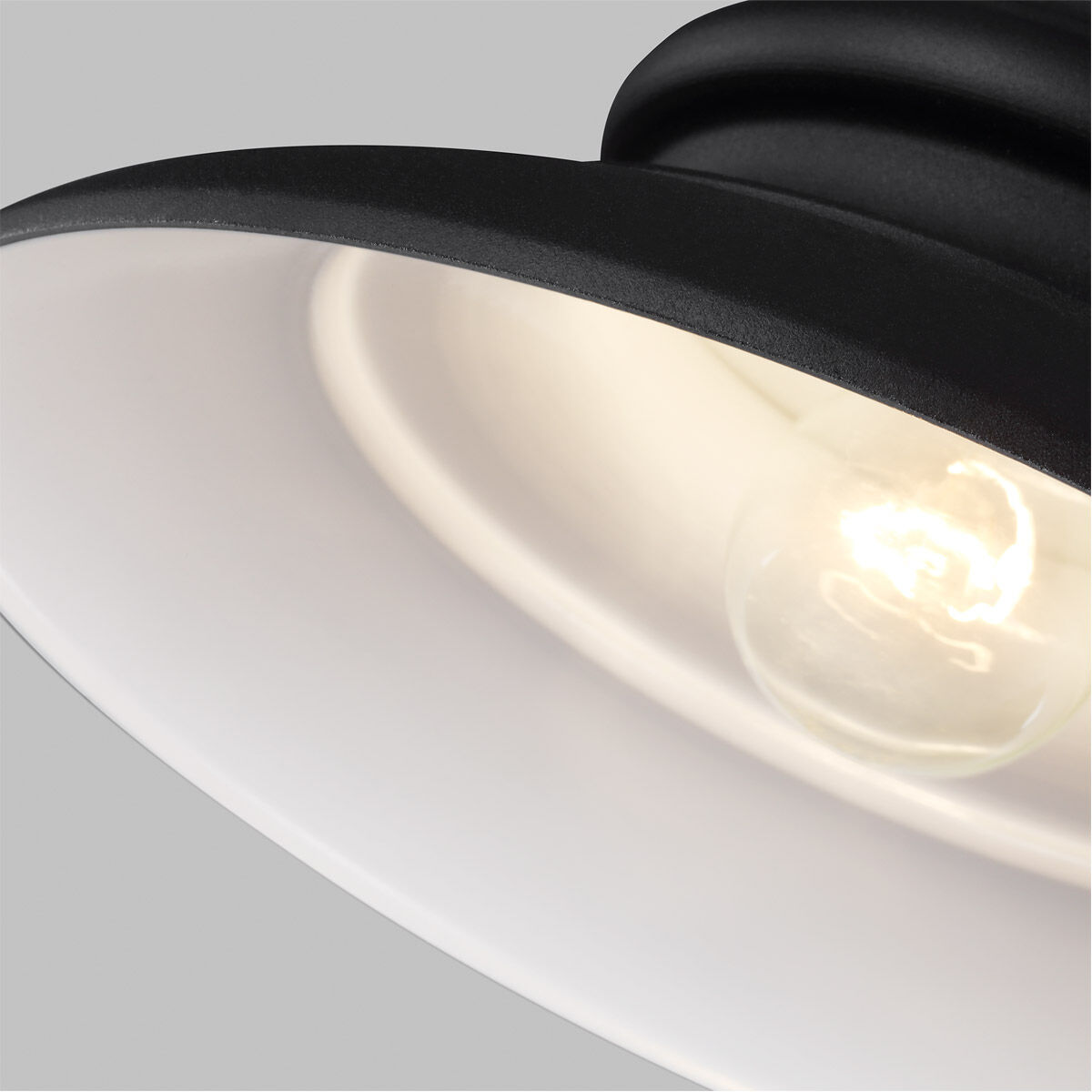 Redding Station 1 Light 12 inch Textured Black Outdoor Pendant