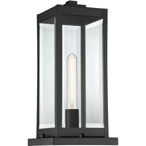 Westover 1 Light 16 inch Earth Black Outdoor Pier Lantern