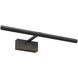 Mondrian 0 watt 15.75 inch Matte Black Interior Picture Light Wall Light