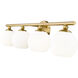 Neoma 30 X 6.75 X 7.25 inch Modern Gold Vanity