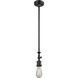 Franklin Restoration Beacon 1 Light 6 inch Matte Black Mini Pendant Ceiling Light in Incandescent, Clear, Franklin Restoration