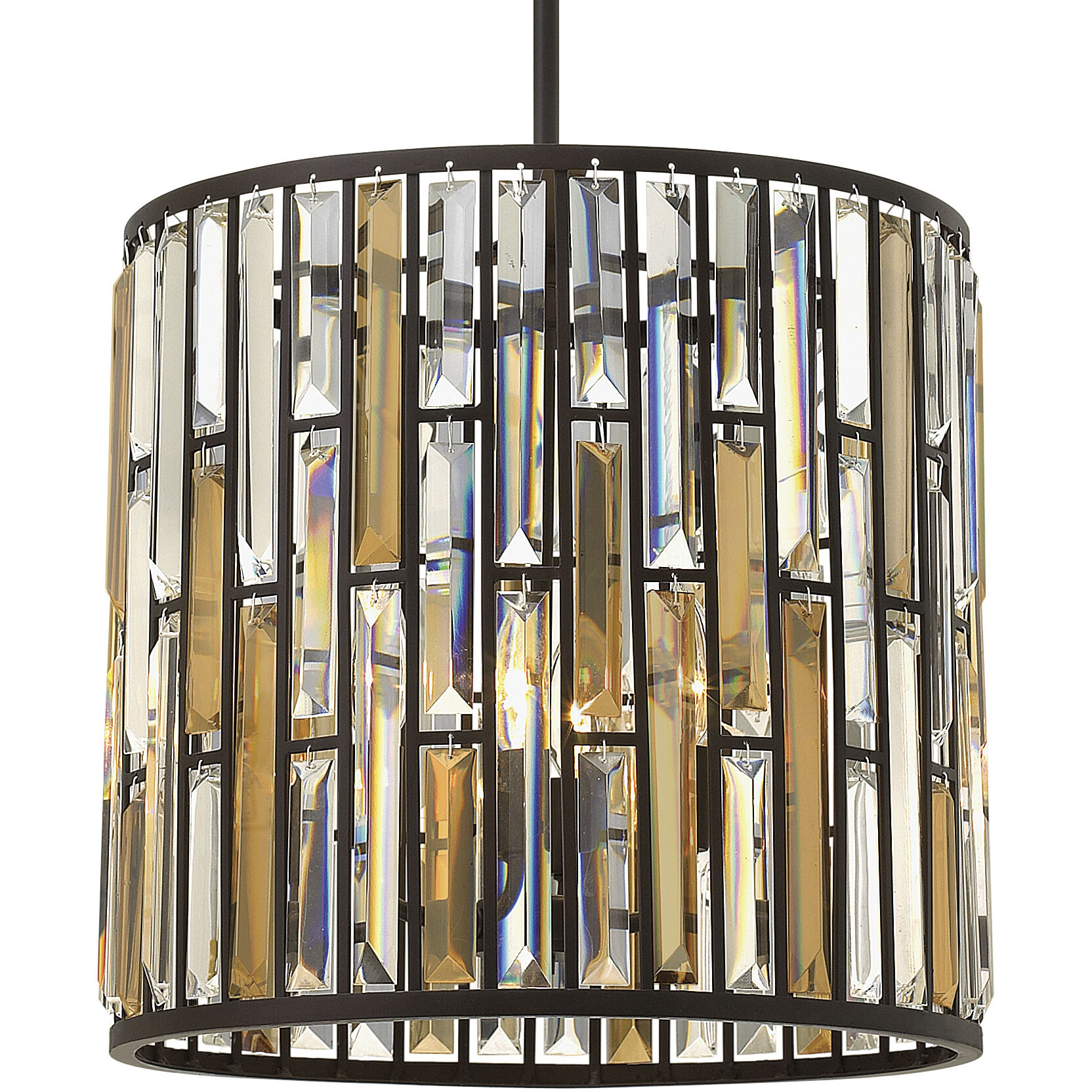 Gemma LED 16 inch Vintage Bronze Foyer Light Ceiling Light, Semi-Flush Mount