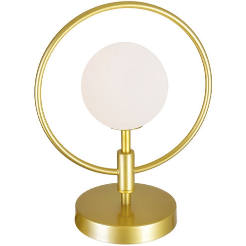 Celeste 12 inch 5.00 watt Medallion Gold Table Lamp Portable Light
