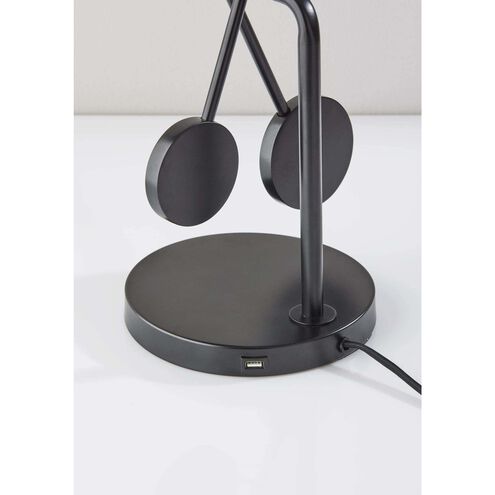 Bond 34 inch 40.00 watt Black Desk Lamp Portable Light, ADS360