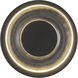 Stephord Wall Sconce Wall Light in Black, Clear Glass Shade