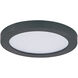 Chip LED 5.25 inch Black Flush Mount Ceiling Light