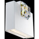 Beyond Madison LED 4 inch White ADA Wall Sconce Wall Light, Beyond