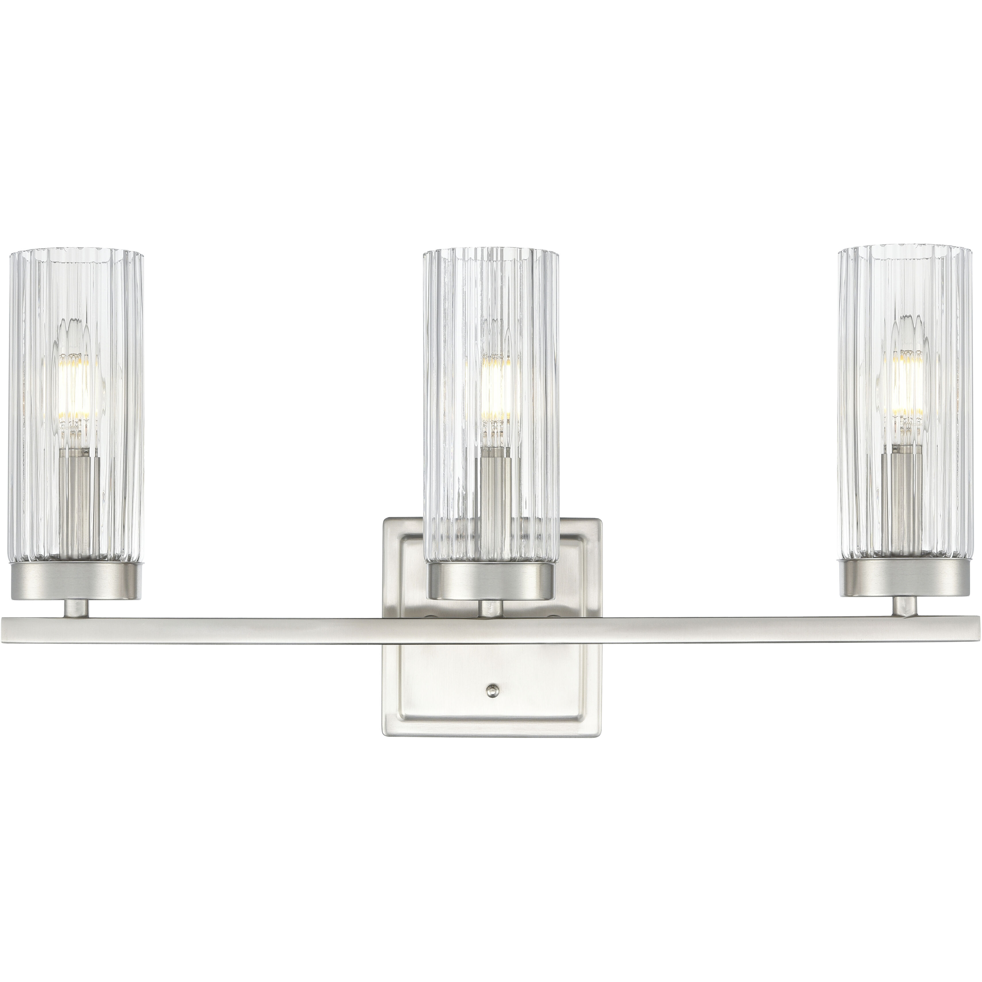 Iversen 3 Light 21 inch Brushed Nickel Bathroom Vanity Light Wall Light