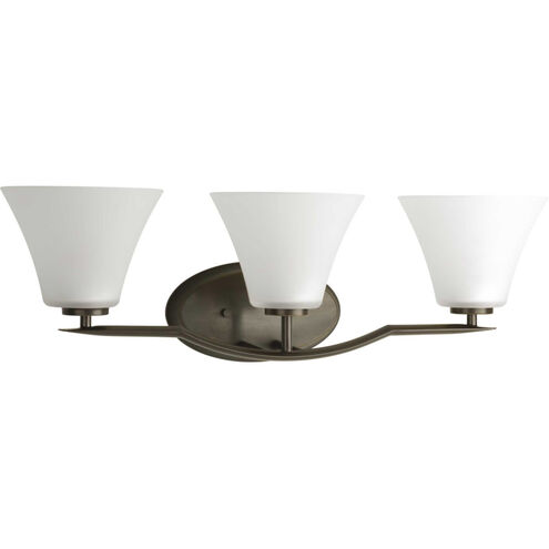 Bravo 3 Light 26.75 inch Antique Bronze Bath Vanity Wall Light
