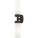 Aero 2 Light 19 inch Bronze ADA Vanity Sconce Wall Light