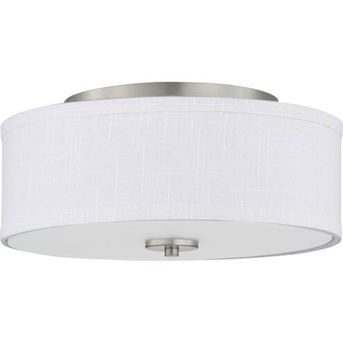 Gilchrist LED 13 inch Brushed Nickel Flush Mount Ceiling Light, Progress LED