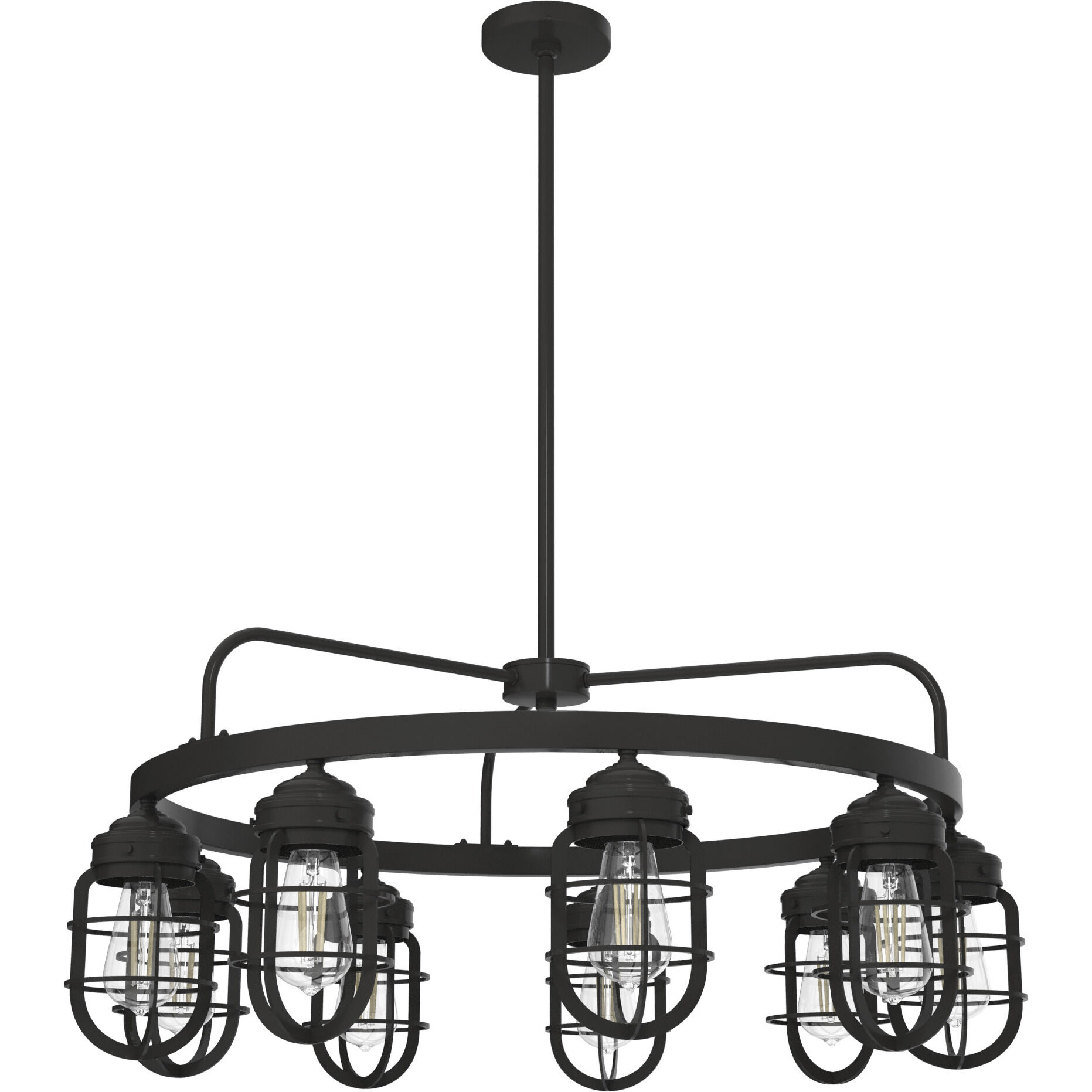 Starklake 9 Light 35 inch Noble Bronze Chandelier Ceiling Light