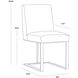 Dean Antique Brass / Cantina Black Dining Chair