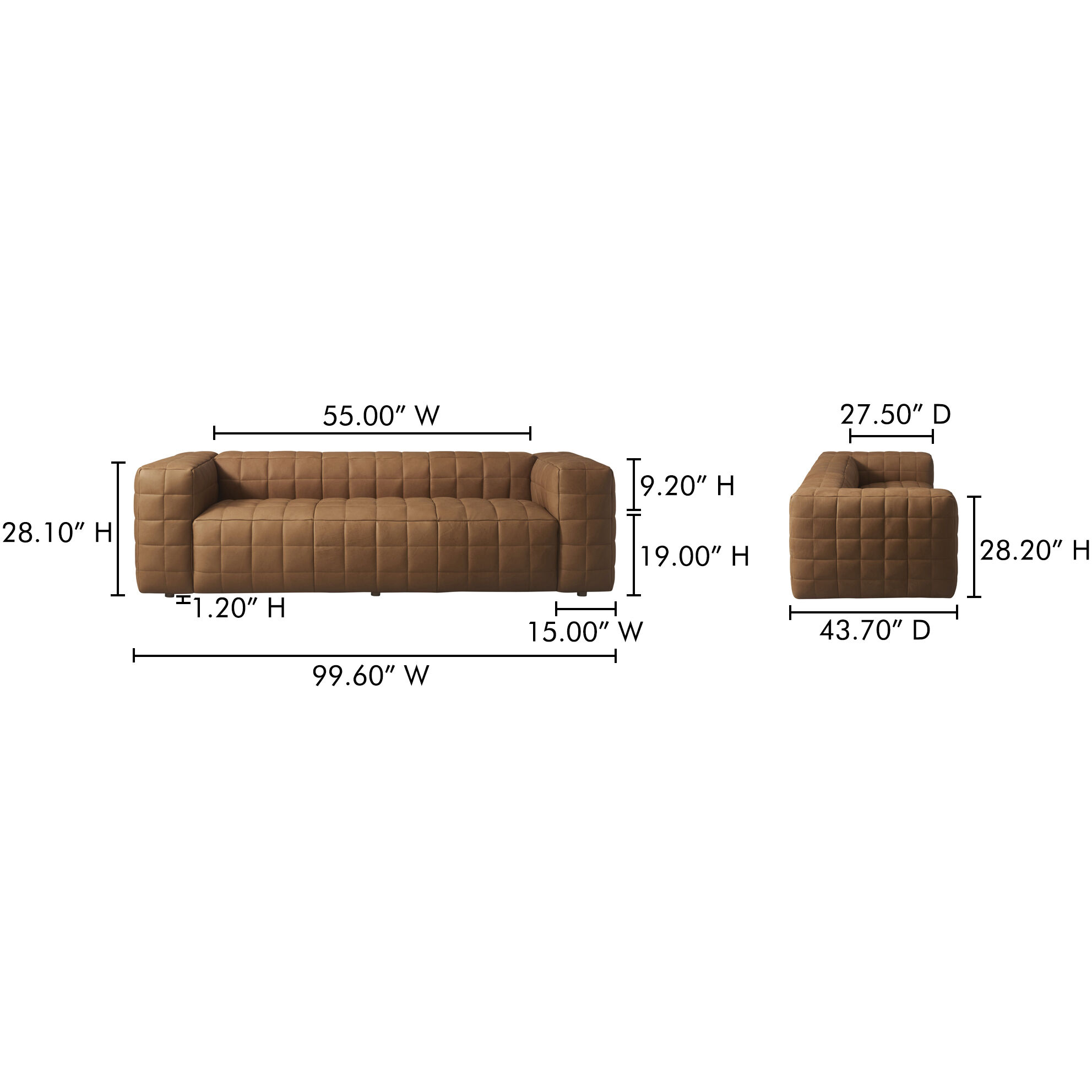Callan Brown Sofa