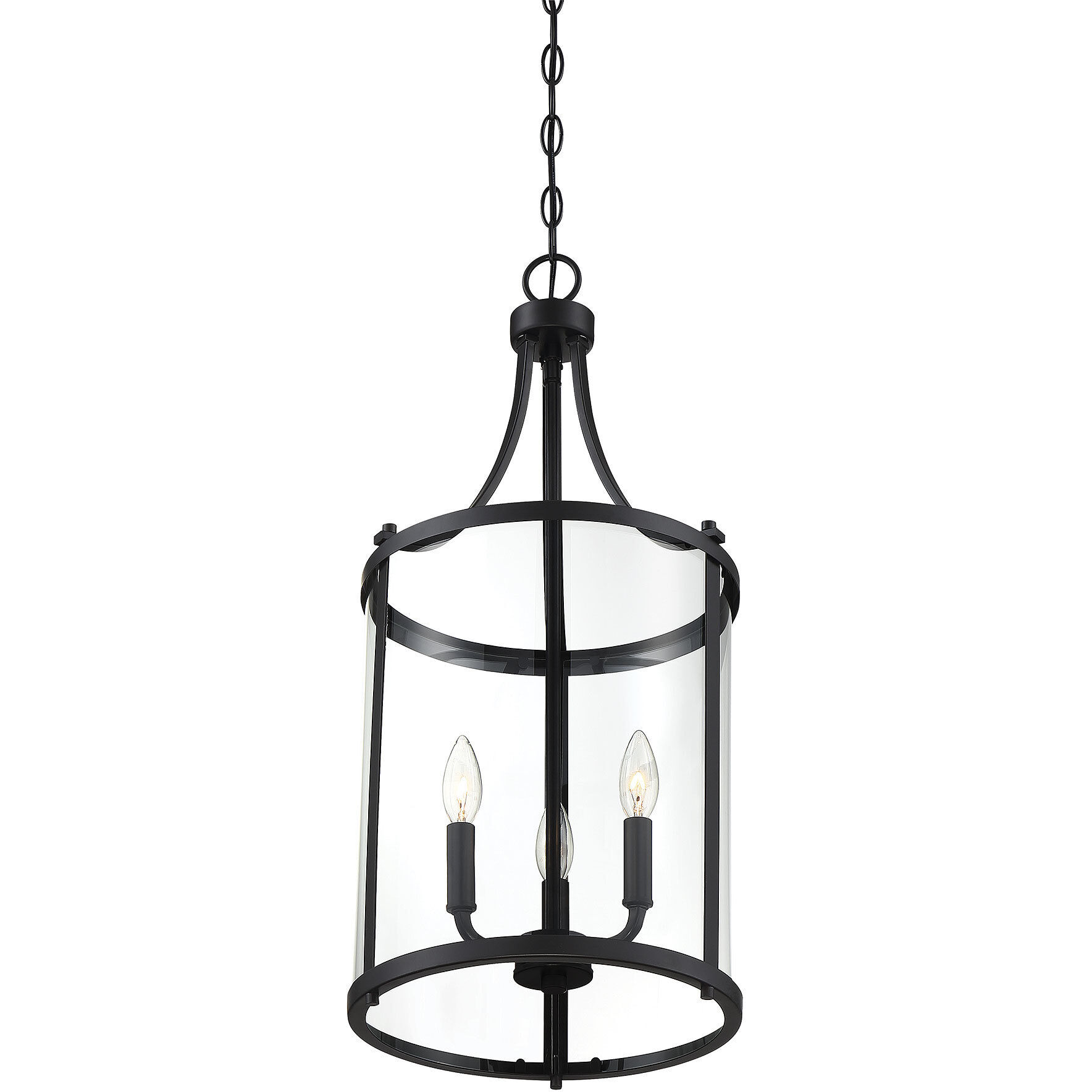 Penrose 3 Light 12 inch Black Pendant Ceiling Light, Essentials