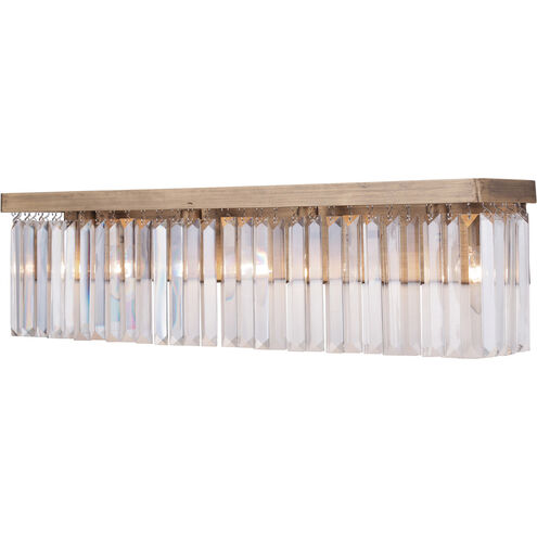 Social Club 4 Light 28.5 inch Havana Gold Bath Vanity Wall Light