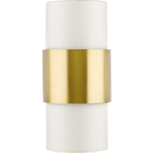 Silva 2 Light 7.87 inch Brushed Bronze Wall Sconce Wall Light, Design Series