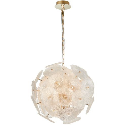 Bloom LED 19.5 inch Brass Chandelier Ceiling Light