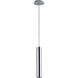 Idol 1 Light 3 inch Polished Chrome Pendant Ceiling Light