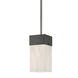 Times Square 1 Light 6.25 inch Black Nickel Pendant Ceiling Light, Small