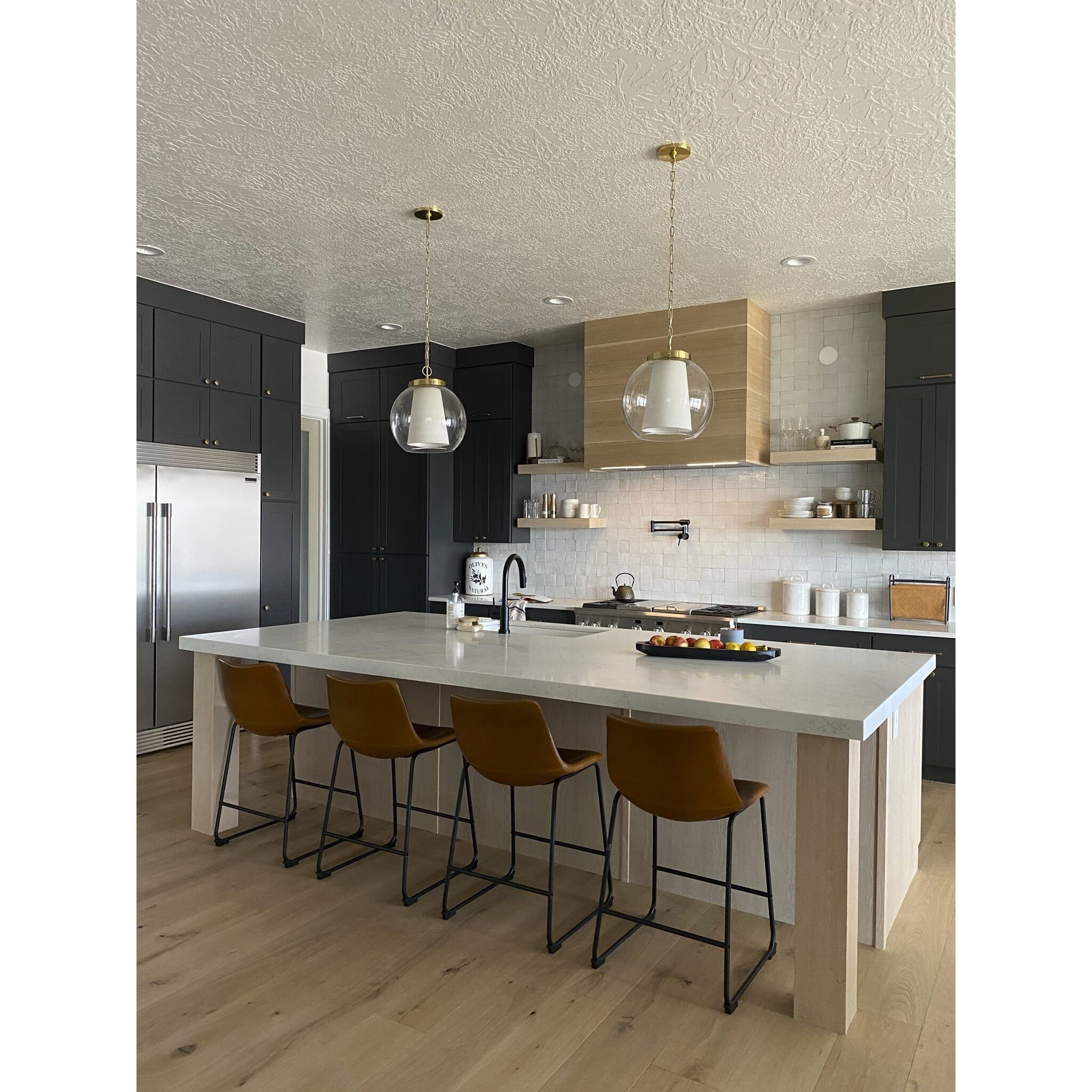 Sasha LED 15 inch Aged Brass Pendant Ceiling Light