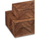 Alfeo 8 inch Natural Boxes, Set of 2