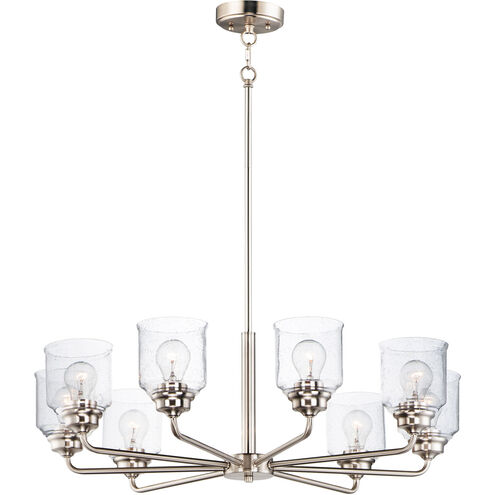 Acadia 8 Light 32 inch Satin Nickel Chandelier Ceiling Light